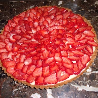 Tarte aux fraises maison